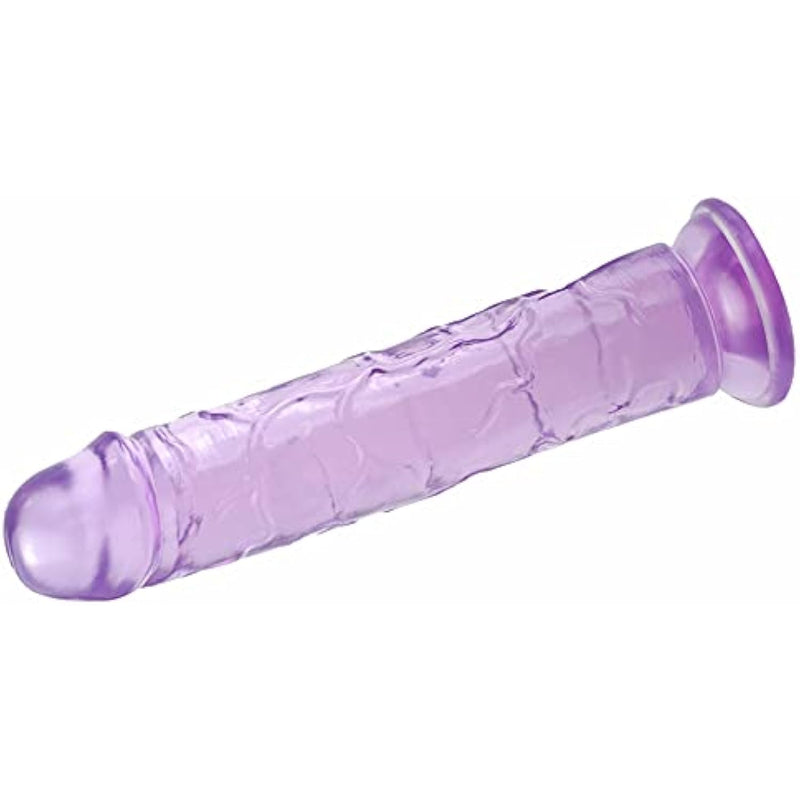 7.5 Inch Purple G Spot Dildos, Flexible Jelly Anal Plugs Sex Toys For Women, Men