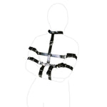 New Bdsm Bondage Sex Handcuffs Set Couples Sex Toys, Neck To Wrist Restraints Kit, Back Sex Handcuffs Collar, Sm Sexy Slave Beginner Role Play Toy