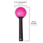 Premium Pink USB Rechargeable Vibrator for Women and Couples - Powerful Body Massager with 3 Speeds and 4 Pulsation Patterns