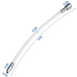 Chastity Device Cock Cage Accessories Long Silicone Male Urethral Tube Hollow Stainless Steel Urethral Sound Catheter Plug Men Sex Toys