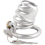 Male'S Chastity Devices Cage Stainless Steel Trainer Kit For Men Chasity Cage J1450 50Mm
