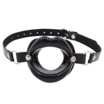 1Pcs Silicone Lips Mouth Gag For Adult Play,Open Mouth Gag For Woman,Slave Restraints Ballgag,Bedroom Bdsm Toys Ball Gag O Ring For Extreme Love,Sm Sex Toys For Couples Flirt Fetish (Black)