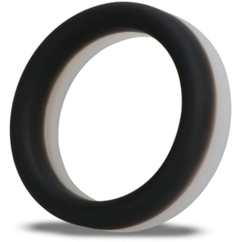 Silicone Elastic Penis Ring Hard Erections Sex Toy Design For Men Erection Enhancing Last Longer & Harder (Noctilucent & Black)