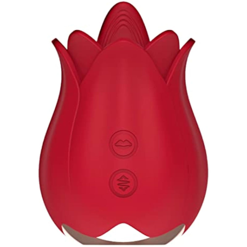 Vibrator Adult Sex Toy Rose Clit Tongue Licking - Clitoral Stimulator Pleasure Tool for Women Masturbation Clit Sexual Stimulation Masturbator