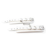 Bdsm White Bondage Handcuffs Adjustable Soft Leather White Erotic Handcuffs With Carabiner Bed Bondage Restraints Sex Toy For Women Men Couples