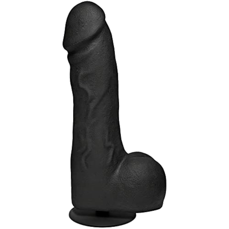 Doc Johnson Merci - The Really Big Dildo 12" - with XL Removable Vac-U-Lock Suction Cup - ULTRASKYN - for Adults Only, Black