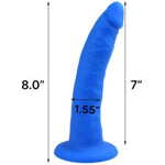 Realistic Dildo Adult Toy Without Balls, Flared Suction Cup Base for Strap-On Harness