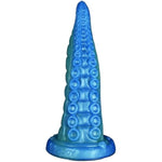 Suction Soft Silicone Made Tentacle Dildo Anal Plug Multi Color Colorful Octopus Fantasy (S)