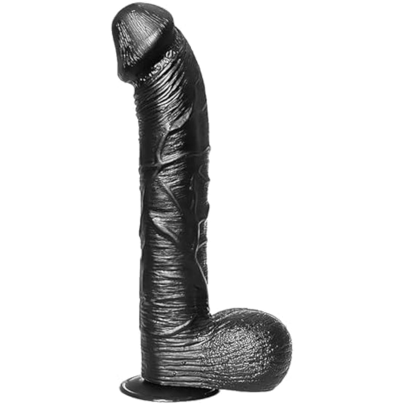 13Inch Big Black Dildo, Realistic Giant Dildos For G-Spot Stimulation Orgasm, Thick Wide Anal Dildo Black Big Penis With Suction Cup For Adult Sex Toy Men Women Couple