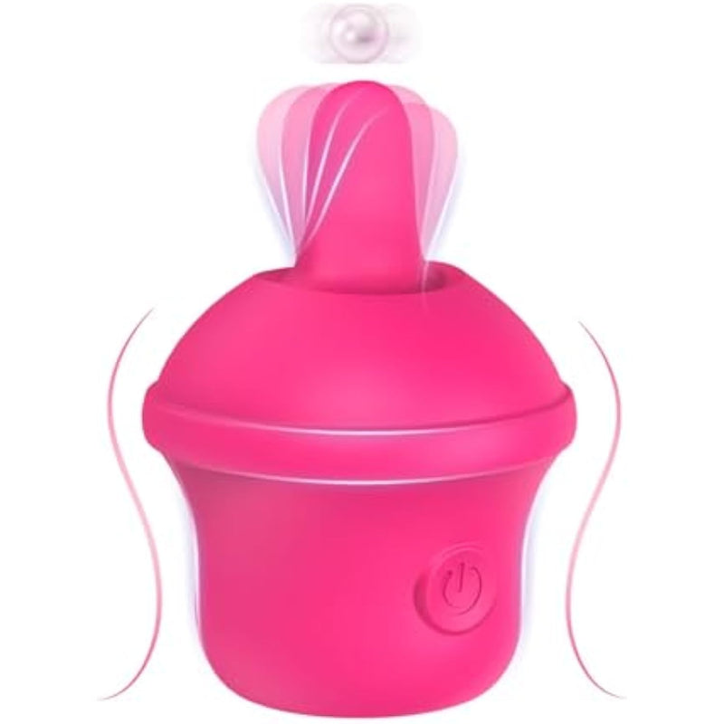 Vibrator Adult Sex Toys For Women,Rose Sex Toy Vibrators Clitoral Stimulator With 10 Vibration,Nipple G Spot Tongue Vibrator For Female Couples Games