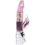 Dual-Action Rotating Rabbit Vibrator With 7 Rows Of Non-Jamming Beads, G-Spot & Clitoral Stimulation