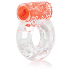 Vibrating Silicone Cock Ring for Couples - Orange Colorpop Quickie