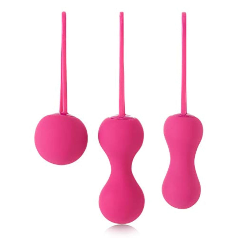 Ami 3-Step Progressive Kegel Set with Medical Grade Silicone Fuchsia Weights