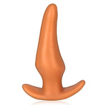 Liquid Silicone Anal Dildo with Safety Base for Men and Women, Soft Anal Plug Masturbator for Vagina Dilator and Anal Expander