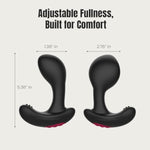 Inflatable Vibrating Butt Plug – Remote Control Prostate Massager For Men And Women – Anal Plug With Automatic Inflation 10 Vibration Modes Inflatable Sex Toy For Solo Or Couples