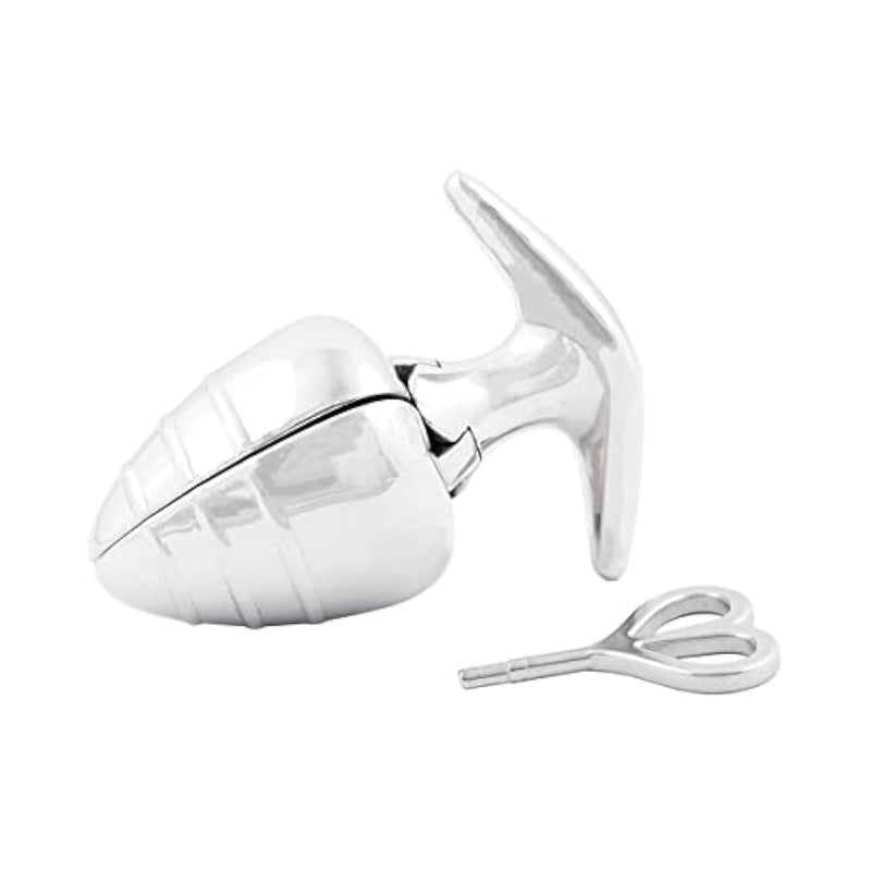 Opening Anal Plug Stainless Steel Heavy Duty Anal Trainer Butt Expander Anus Beads Lock Sex Toys Gs250 50Mm