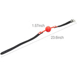 Red Mouth Ball Gag Harness Mouth Restraints Adult Products With Lock