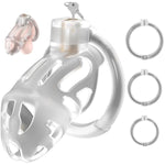 Chastity Cage Male Sex Toys - Chastity Device Locked With 3 Sizes Ring Cock Cage For Men Penis Exercise Bondage Gear & Accessories Adult Sex Toys & Games For Men