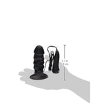Nasswalk Ram Pulsating Butt Plug Waterproof Black 4 Inch