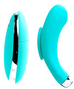 Niki Rechargeable Clitoral Panty Vibrator, Turquoise