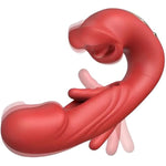 Adult Sex Toy Vibrator - G-Spot And Clitoral Stimulator With 10 Licking, Vibration Modes Discreet Massager Tool For Women And Couples, Usb Rechargeable Clit Flapping & Masturbation Dildo