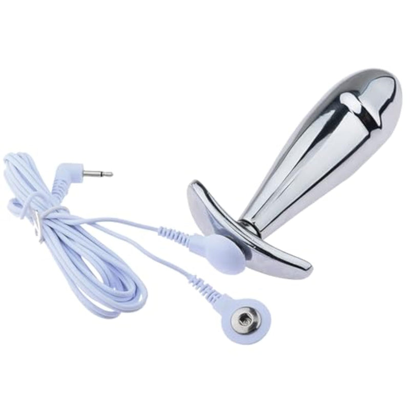 Anal Electro Shock Trainer Kit with Anchor and Beads for Men and Women