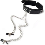 Kinky Couples Nipple Ring Set,Nipple Clips for Adult Play,Adjustable Pressure Non-Piercing Nipple Clips with Chain, Couples Games for Girls Night FACAI8