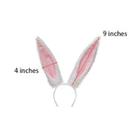 Anal Plug With Bunny Tail & Ear Kit, Sex Toys Of Rabbit & Bunny Kit For Cosplay (Small, White)