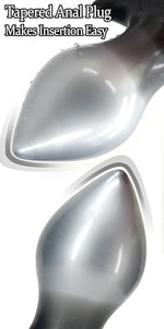 Tapered Anal Plug Wearable Butt Plug Dilator 6.02 x 2.72 inch Sex Toy (XL)