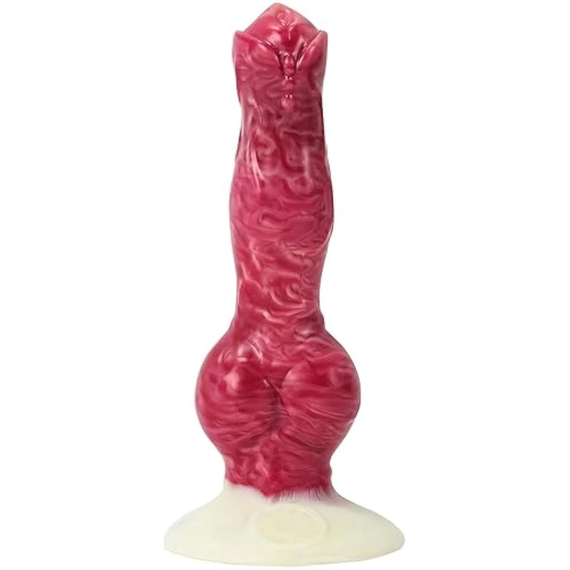 8.5 Inch Dog Dildo, Knot Dildo, Doggy Dildos Red Fantasy Dildo Suction Cup, Furry Dildo, Monster, Animal Dildo, Knotted Dildo, Dildo With Knot, Anal Dildo, Alien Dildo, Realistic Wolf Dildo, G-Spot