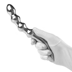 Metal Double Ended Dildo, Stainless Steel G-Spot Massage Dildo,Stainless Steel Double Head Dildo Heavy Anal Bead Butt Plug Adult Sex Toys For Men Women Lesbian Gay