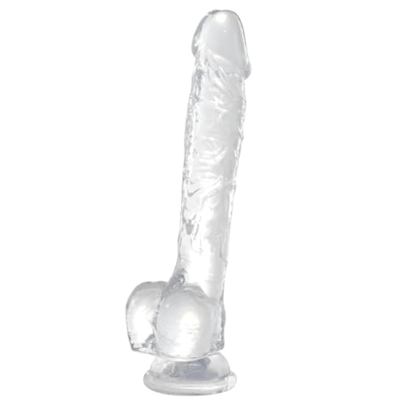 14 Inch Large Realistic Dildo for Hands-Free Play, G Spot Stimulation with Strong Suction Cup
