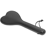 Sm Spanking Sexual Wide Paddle, 11.2Inch Faux Leather Heart Sex Toys For Bdsm Cosplay