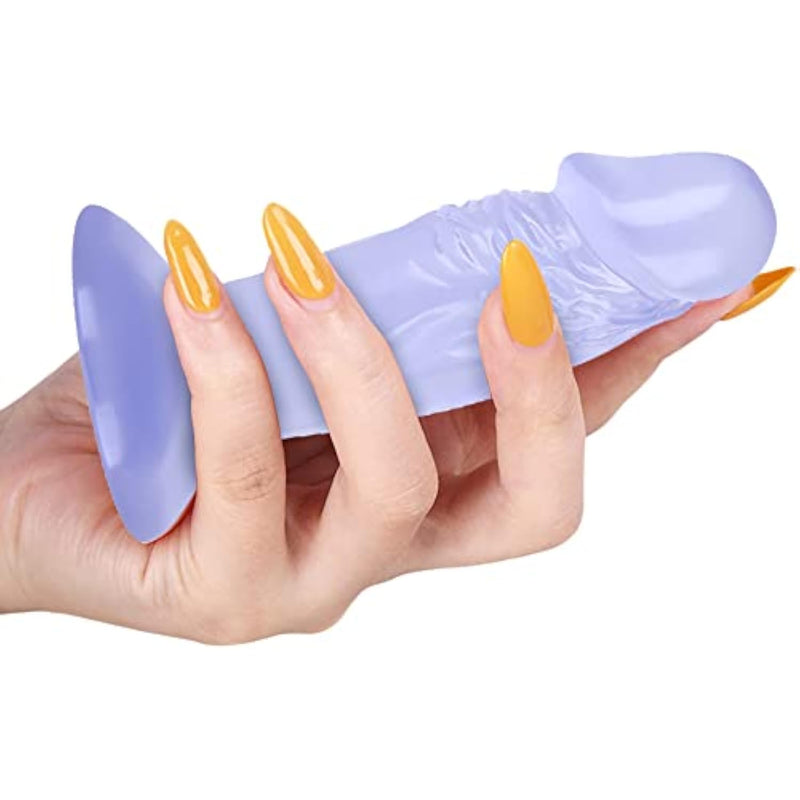 Small Dildo,4.3 In Soft Small Anal Plug,Beginner Anal Dildo Ease Training Adults Sex Toy For Women Men.Multifunctional Sex Toy Games(Blue)