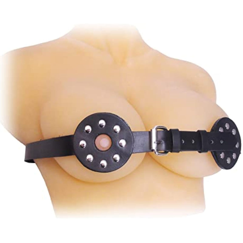 Studded Spiked Breast Binder With Nipple Holes