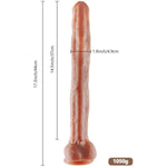 17.3 Inch Super Long Dildo, Realistic Silicone Huge Big Anal Dildo With Strong Suction Cup, Soft Giant Dildo With Balls For Deepest Sex, Penis Thick Large Dildo Sex Toy For Women Men Gay