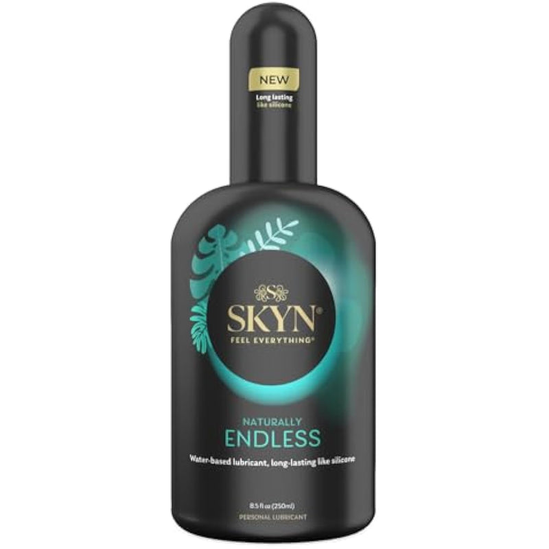 Naturally Endless Water-Based Long Lasting Lube For Men, Women And Couples, Safe With Latex And Non-Latex Condoms And Toys, 8.5 Oz