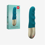 Stronic Petite Vibrating Dildo for Women, Men, and Couples - Deep Sea Blue