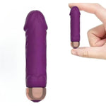 Adult Toys G Spot Dildo Vibrator For Women - Mini Vibrating Dildos With 10 Powerful Vibrations Modes, Clitoris Finger Vibrators For Travel Sex Toy For Womens Sexual Toy?Purple?