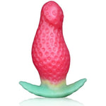Soft Strawberry Butt Plug Anal Stretcher Prostate Massager Liquid Silicone Realistic Dildo G-Spot Stimulation Anal Sex Toys For Advanced Men Women Couple (M)