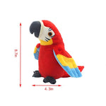 Talking Parrot No Matter What You Say Will Repeat What You Say Funny Learning Good Helper Bring You Happiness Parrot Toys Speaking Parrot Multifunctional Electric Plush