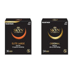 Elite Large 36 Count And Original 24 Count Condoms Bundle