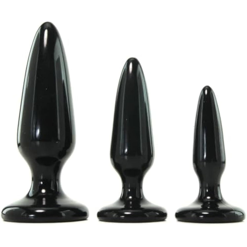 Renegade 3X Anal Training Kit With Lube 1Oz | Butt Plugs | Anal Sex Toys | Anal Training Kits | Prostate P-Spot Massager