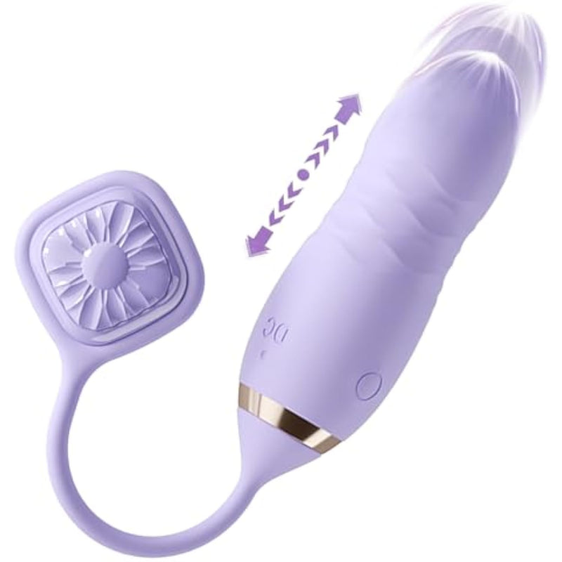 G Spot Vibrator Sex Toy For Women With Thrusting 3 In 1 Silicone Vibrator Massager With 9 Vibration And Thrust Modes Dildo Vibrator Female Sex Toy