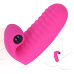 Mini Finger Sex Toy With G Spot Clitoris Vibrator, Couples Adult Sex Toys Vibrating G Spot Clitoral Nipple Couple Vibrator Stimulator, Female Vibrators For Woman Her Game Pleasure(Rose Red)
