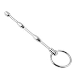 Urethral Penis Plug Adult Urethral Sound Stainless Steel Urethral Dilators With Cock Ring Catheter Sounds Sex Toy Sexual Pleasure Thrusting Toys