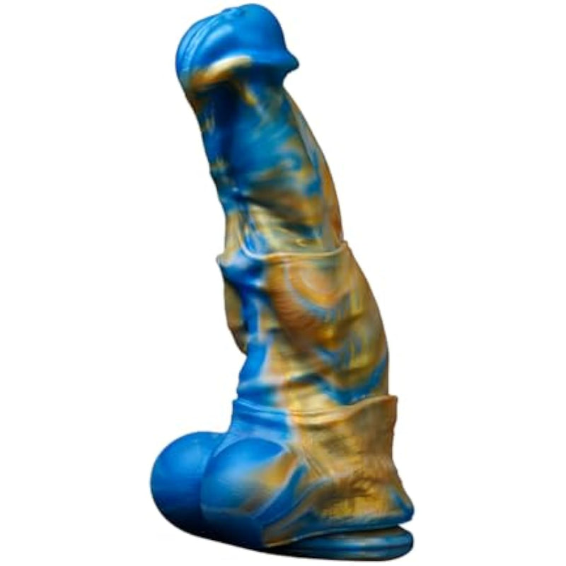 Lifelike Silicone Thrusting Horse Dildo With Strong Suction Cup - Realistic Thick Fantasy Penis For G-Spot And Anal Play, Perfect For Women And Men (M)