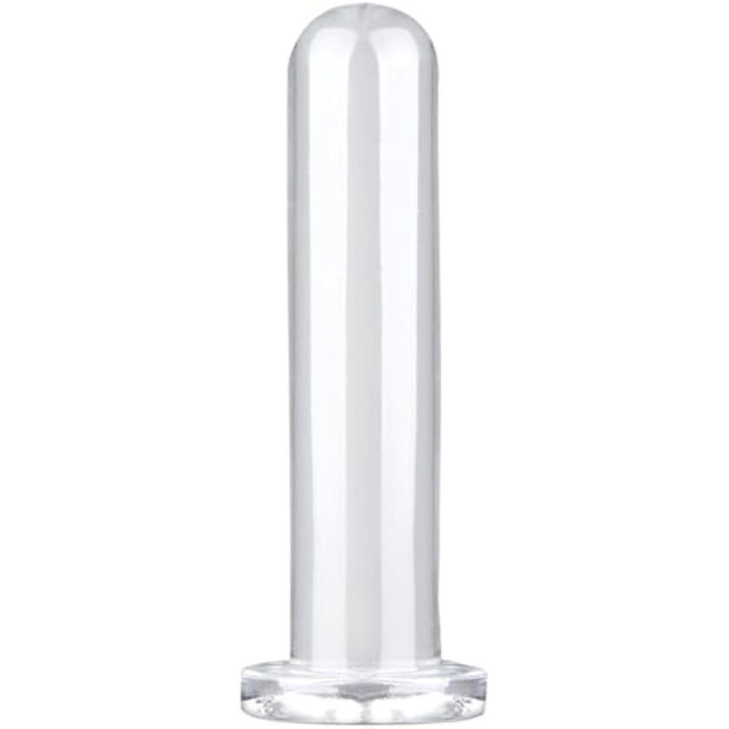 Romi Anal Dildo Butt Plug With Strong Suction Cup Anus Dilator Prostate Massager G-Spot Stimulation Anal Sex Toys For Male Female Masturbation Transparent Tpe (L)