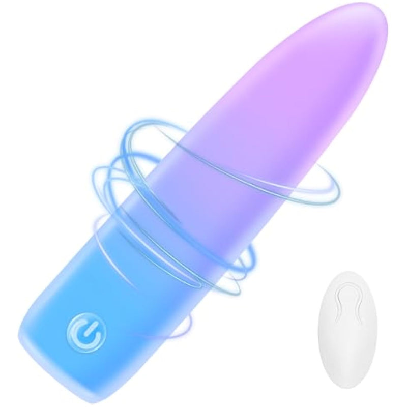 Mini Vibrator Sex Toys, Bullet Vibrators With 10 Vibration Modes Remote Control For G Spot Clitoral Stimulation, Waterproof Soft Silicone Material And Usb Rechargeable, Adult Toys For Women