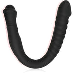 16.5" Double-Ended Dildo Massage Wand, Silicone Butt Plug Penis Design Pleasure Wand G-Spot & Anal Stimulator Adult Sex Toy For Men'S Women And Couple